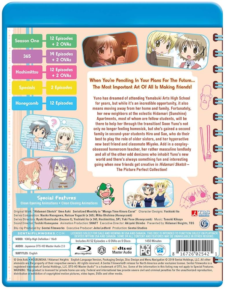 その他 Hidamari Sketch: Hoshimittsu 3 Complete Collection [Blu-ray] d2ldlup Amazon.co.jp: Hidamari Sketch: Hoshimittsu 3 Complete